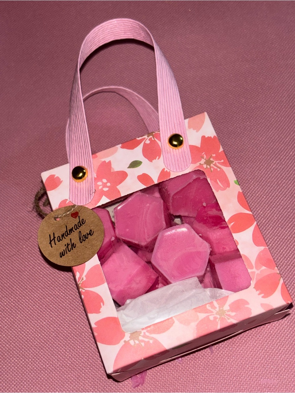 Handmade Cinnamon Wax Melts - Set of 15 Hexagon Melts